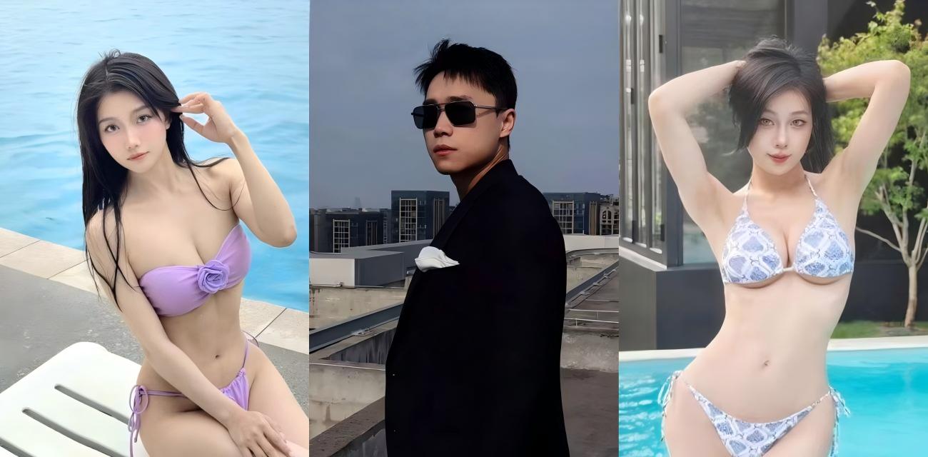 快手4400万粉网红【刘二狗】直播泳池派对，多位俊男靓女胴体交织，上演淫乱群P性爱视频流出
