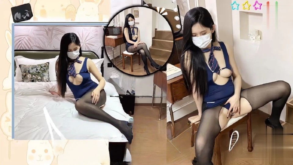 白肤性感御姐【luna姐姐】最新作品《特殊空姐》后入清纯空姐蜜桃臀，无套猛操高潮骚叫不停