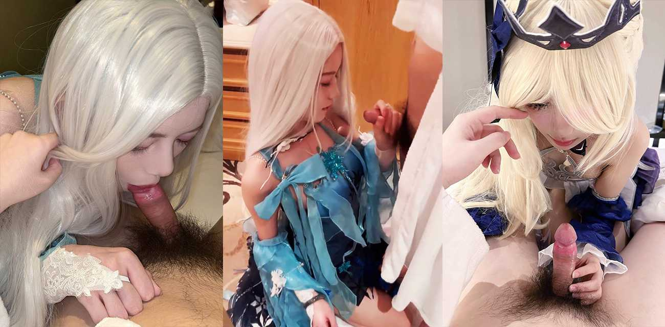 极品嫩妹【Maniacccccc】COS冬神季莹莹玩制服诱惑，跪舔牛牛后入猛顶轻轻一操就淫叫连天